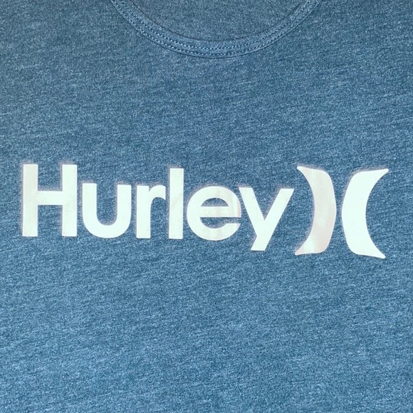 •HURLEY•KIDS BLUE/WHITE "HURLEY" LOGO TANK TOP SIZE 12-14 UNISEX. - Picture 4 of 5